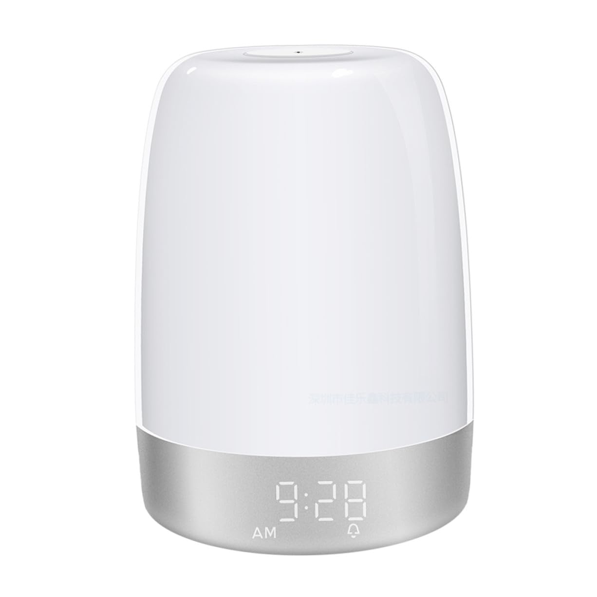 Garneck Lampe de Chevet Tactile Réveil avec Minuterie Niveaux de Luminosité Lumière Ambiance Colorée pour Chambre Nuit et Adulte
