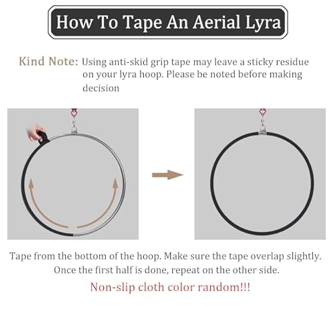 Professional Aerial Hoop, Lyra Hoop Kit (85cm/90cm), 1 Ceiling Anchor, 2 Locking Carabiners, 360¡ã Swivel, for Dancing Studio, Aerial Fitness,85cm-3.2cm