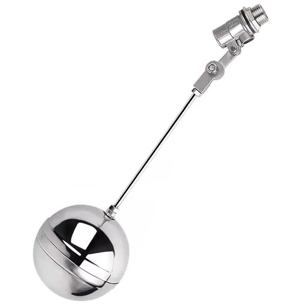 304 SUS Adjustable Float Valve - Automatic Water Level Control for Tanks and Pools,1pcs(3/4inch)