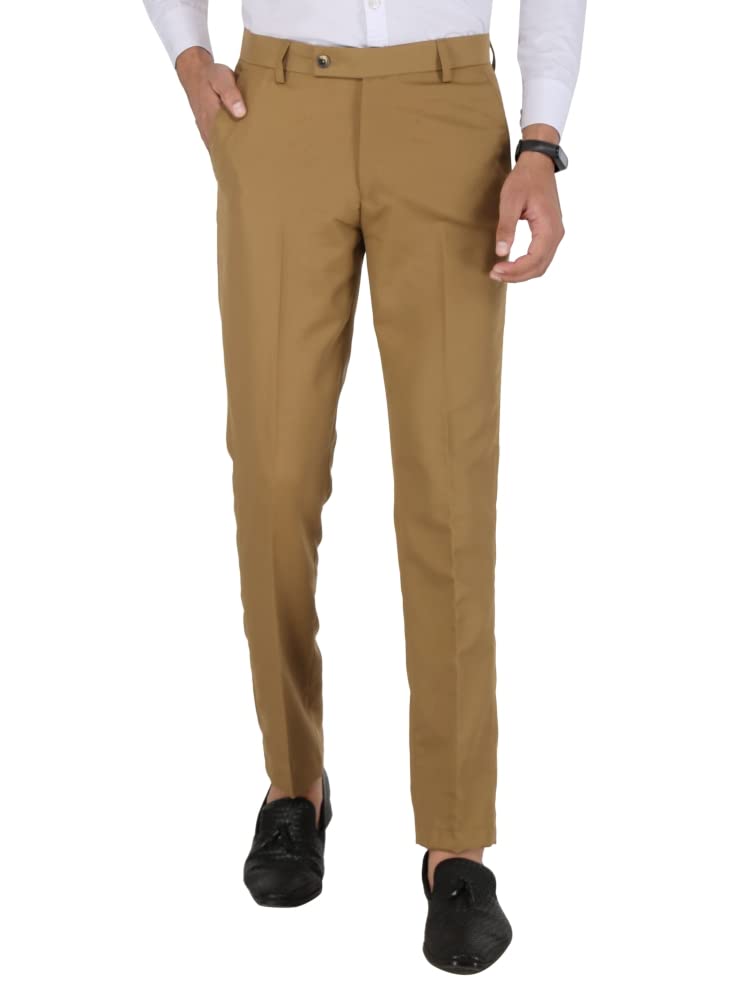 Formal Pants for Men Office Wear - Premium Regular Fit Formal Trouser for Men, Boys, Gents Bottom Formal wear for Office Meeting, Party, Gathering, Wedding
