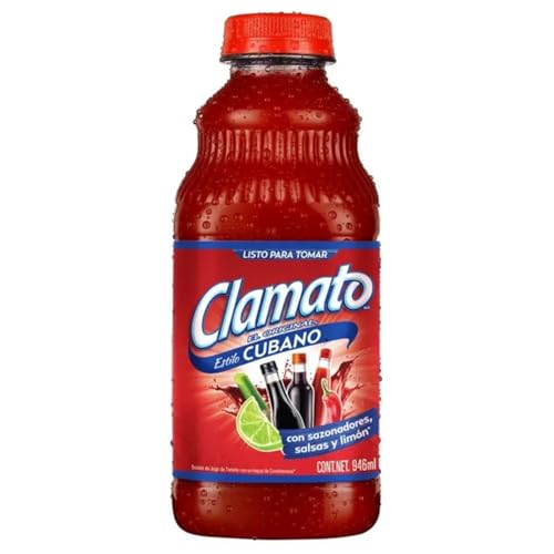 Clamato Tomato Juice CUBANO Bottle 946ml - Mexican Product
