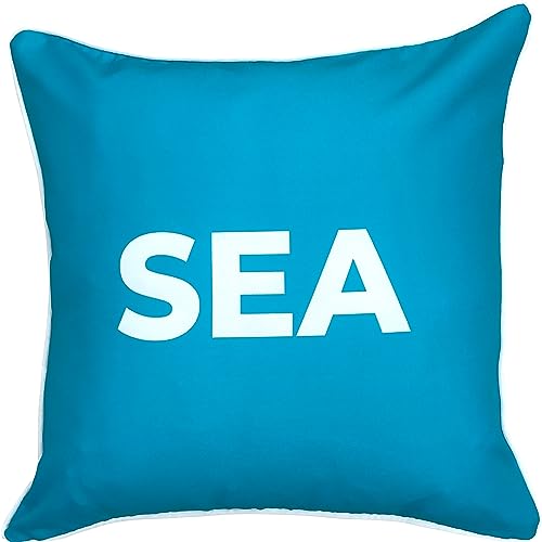 Ragged Rose Showerproof Garden Cushion Covers, 44 cm x 44 cm Printed Sofa & Outdoor Seat Cushion Covers for Garden & Patio