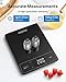RENPHO Food Scale with Touchless Tare Design, Digital Kitchen Scale for Food Ounces and Grams, Food Weight Scale for Weight Loss, Baking, Cooking, Precise Graduation, Black, Non-Bluetooth