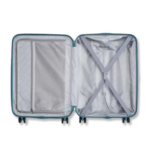 Image of NOVEX Disney Frozen Travelling Kids Trolley Bags For Girls | Spinner Luggage /Suitcase For Kid With 4 Wheel | Blue, 18-Inch Roller Case | Polycarbonate Unique Bags For Cute Girls,H-50Cm