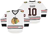 Reebok Chicago Blackhawks Patrick Sharp #10 NHL Big Boys Youth Replica Jersey, White (Large/X-Large)