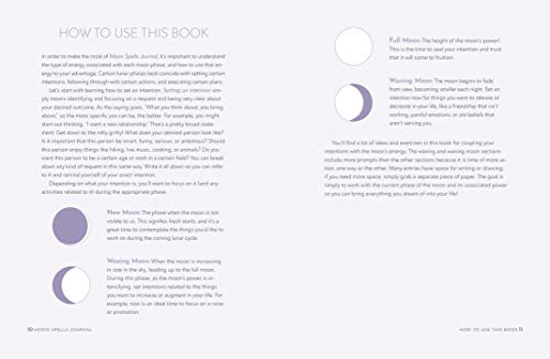 Image of Moon Spells Journal: Guided Rituals, Reflections, and Meditations (Moon Magic, Spells, & Rituals Series)