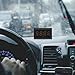 OUNONA Car Clock Digital Thermometer and Voltage for Dashboard Sleek Design Easy Installation Led Display for Readings for Vehicle Interior Decor