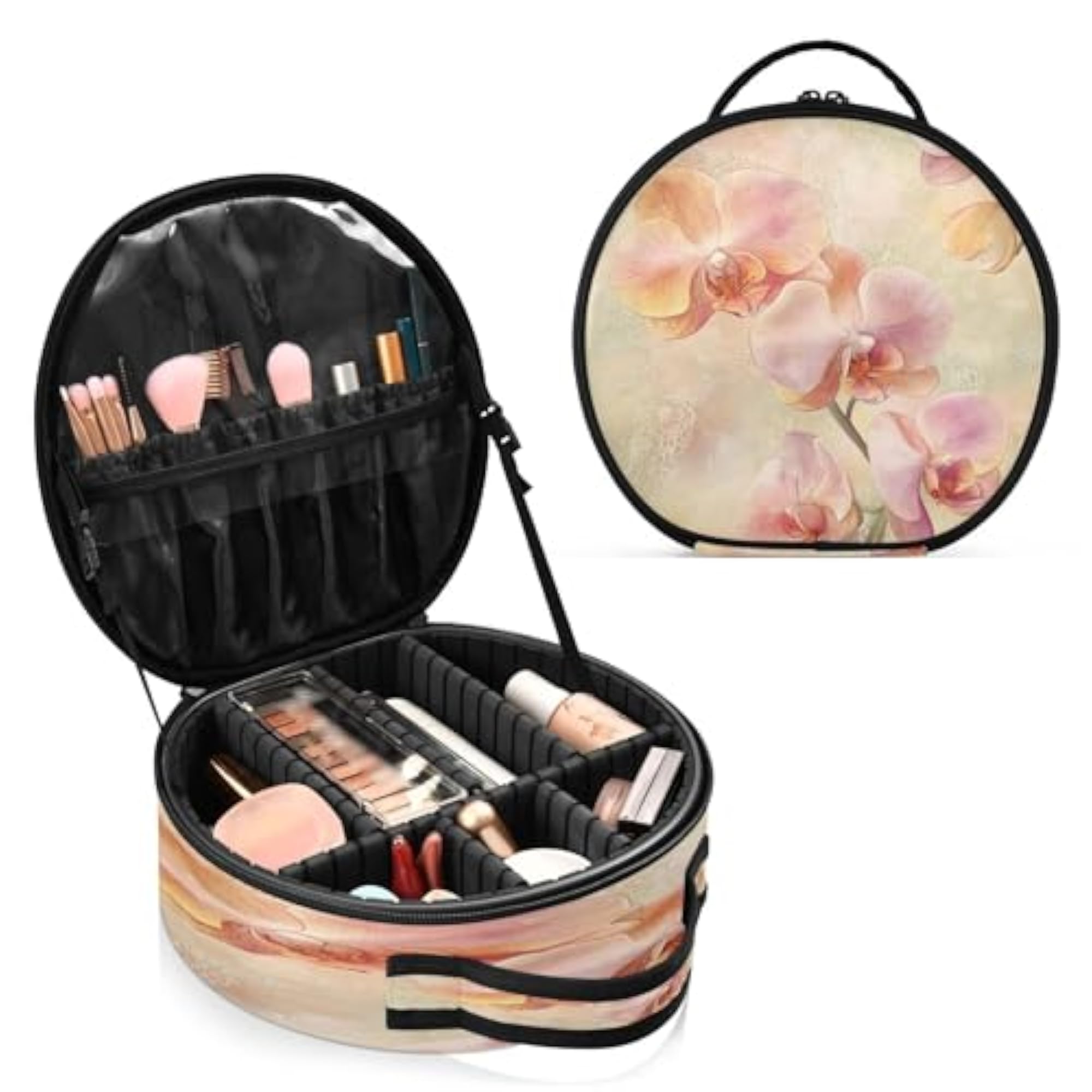 Floral Travel Makeup Case