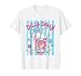 Dilly Dally Club Stripes Summer Iced Coffee Dilly Dallying T-Shirt