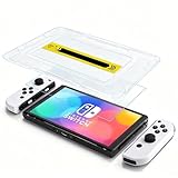 immagine prodotto OIXYA TemperedGlass Pellicola Protettiva Antiriflesso per Switch 2, pellicola per nintendo,durezza di 9H, sottile, antigraffio, anti-impronte