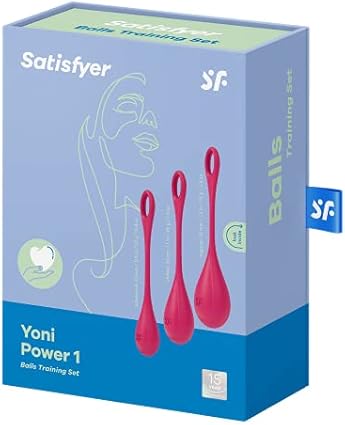 Satisfyer Yoni Power 1 bolas del amor | peso de 22 a 74g | entrenamiento del suelo pélvico para mujeres | silicona juguetes para entrenar los músculos | bolas de Kegel | juguetes sexuales para mujeres