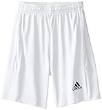 adidas Kids Unisex Squad 13 Shorts (Little Kids/Big Kids) White/White XS (5-6 Little Kids)