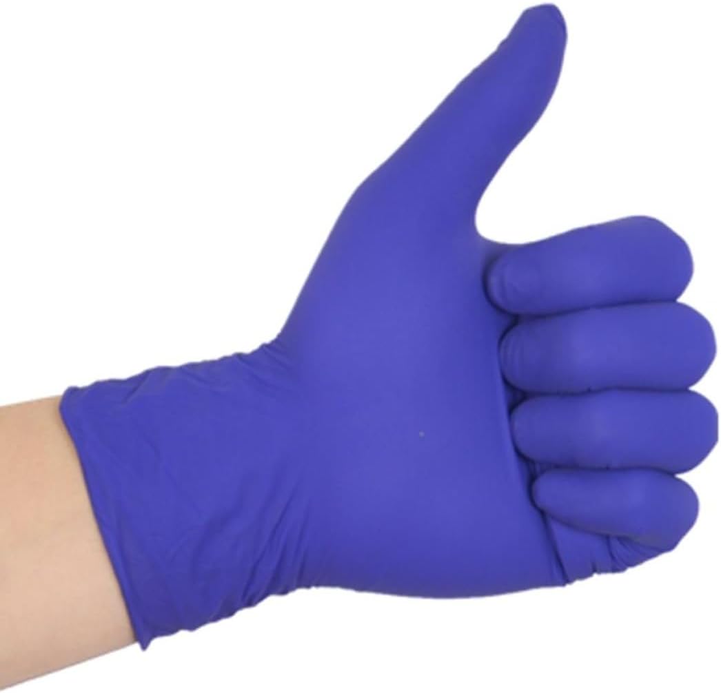 100pcs Food-grade Pvc Disposable Gloves, Waterproof and Oil-resistant Latex Protection Gloves, Extra Thick Xl Size for Household Cleaning and Baking Use