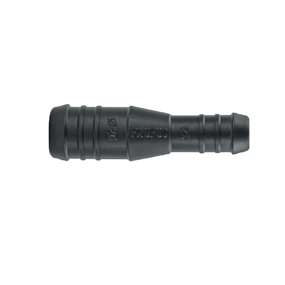 KafTon Straight Reducer Joiner Tubing Plastic Pipe Connector for Garden Water System (20mm to 14mm, 50)