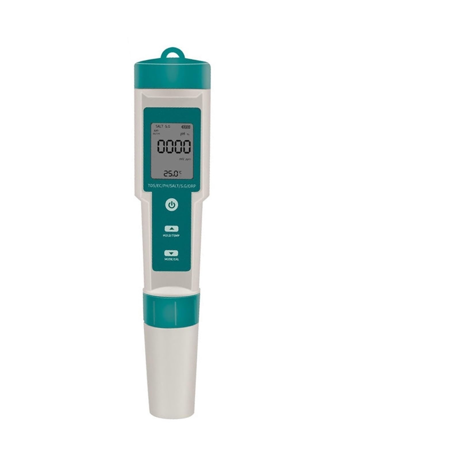 Kit per l'analisi dell'Acqua, Rilevatore di qualità Acqua 7 in 1 PH/TDS/EC/Salinità/ORP/SG/Temperatura Monitor misurazione Test Digitale ad Alta precisione(with Backlight)