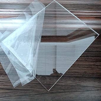 AbhiKalpya Art Studio Acrylic Sheet (20 Pcs) 1.5 mm Clear Transparent plexiglass (12