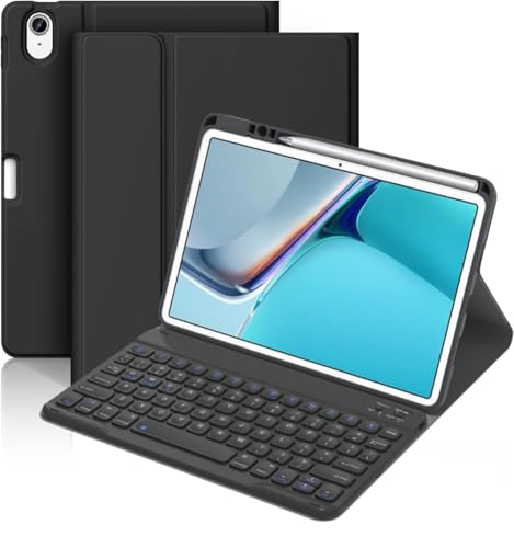 AnMengXinLing L[{[hP[X iPad 11 11C` (A16) 2025 iPad 10 10.9C` 2022Np X LfB O\ CX EhL[ tHI L[{[hJo[ ubN