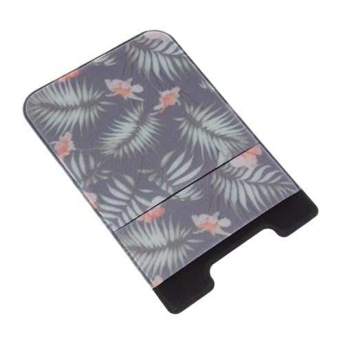 FONDOTIN Portacarte Adesivo Per Retro Telefono Titolare Per Carte Di Credito Tascabile Elastico Design Slim e Doppio Organizer Pratico Per Smartphone Adatto Tutti Modelli Di Telefono