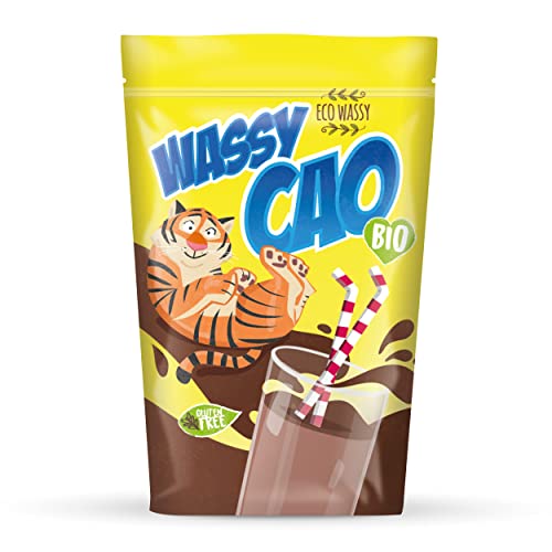 Cacao Soluble Puro Y SIN Azúcar, Con Panela Orgánica. 100% Natural Y Sin Gluten. Apto Vegano. Wassy Cao Es Una Excelente Alternativa Al Cacao Industrial Azucarado.