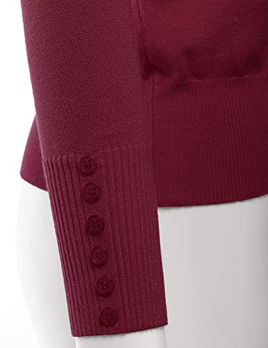 Image of LALABEE Women's V-Neck Long Sleeve Button Down Sweater Cardigan Soft Knit(S-XXL)