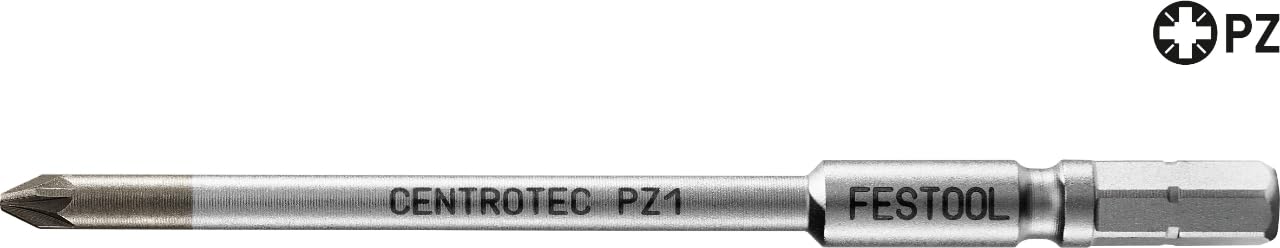 Festool PZ 1 Screwdriver Bits 2-Piece, 100 mm Length