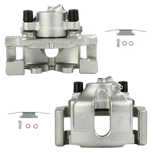 Image of SCITOO 19B1619A 19B1618A Front Left & Right Disc Brake Calipers w /Bracket Fit For BMW For 320i 2001-2005,For BMW For 325Ci 2001-2005,For BMW For 325i 2001-2005,For BMW For Z4 2003-2007, Double Pistons