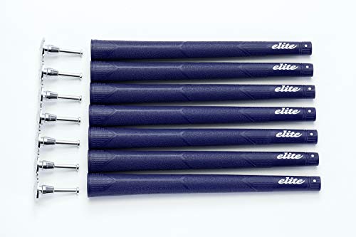 elitegrips (エリートグリップ) ゴルフ グリップ A50 7本セット ネイビー バックライン有り 2枚目