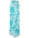 Lock and Love Women's Basic Solid Tie Dye Foldable High Waist Floor Length Maxi Skirt S-3XL Plus Size_Made in U.S.A.