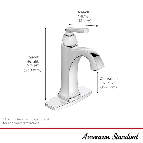 American Standard 7426101.002, Belmeade Single-Handle Bathroom Faucet , Chrome thumbnail 5