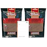 Abido Piment gemahlen 50gx2 (Doppelpack) - Allspice aus dem Libanon für Fleisch & Gebäck - 100% Naturbelassen + Ben's Garden Notizblock Set