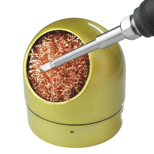 Image of Tch- Metal Wire Welding Soldering Solder Iron Tip or Bit Cleaner Steel Ball Mesh tool