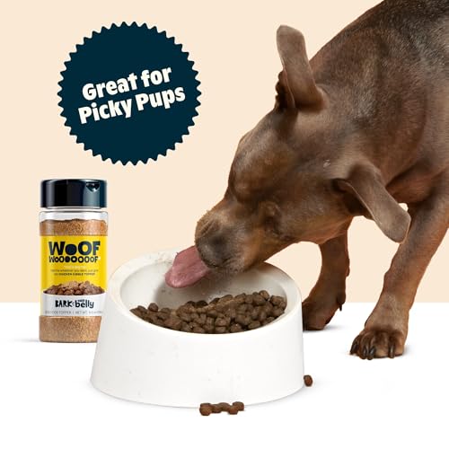 Image of Bark in the Belly Chicken Dog Food Topper - Limited Ingredient Blend with Real Chicken & Rosemary - Shake & Sprinkle Meal Mixer for Dogs of All Breeds and Life Stages (Pack of 3)