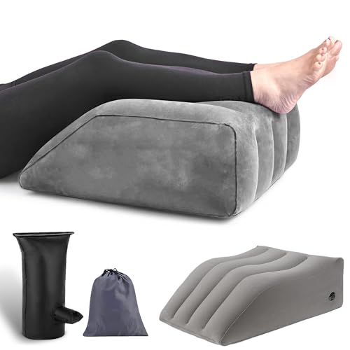OZDEMIR Inflatable Leg Elevation Pillow – Elevating Leg Support Pillow for Back & Hip Pain Relief – Legs Rest Cushion Improves Circulation