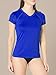 Kanu Surf Women's Solid Upf 50+ Swim Tee, Royal, Small