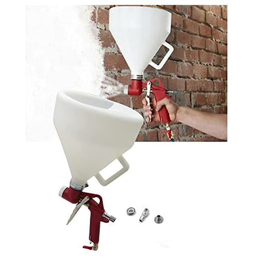 HTTMT- 1.5 Gallon Air Hopper Spray Paint Gun Texture Wall Painting Sprayer W/ 3 Nozzle Remodel [P/N: ET-TOOL037-WHITE]