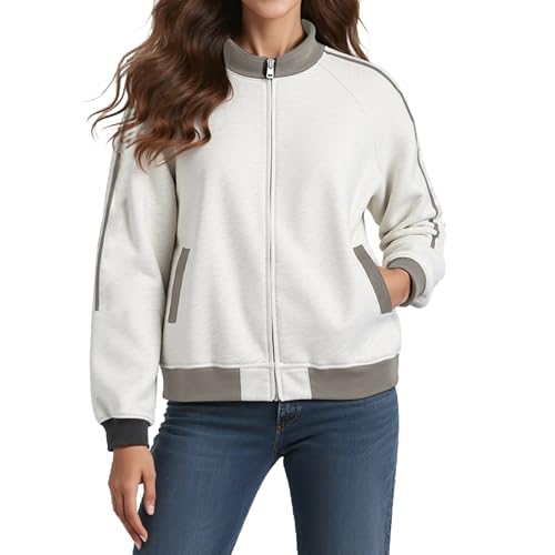 Veste de baseball femme légère et confortable coupe ample pour le quotidien