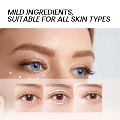 Instant Eye Firm Cream, Fast Firming Eye Cream, Temporary Eye Tightener,Instant Reduces Under Eye Bags, Dark Circles, Puffiness, Anti Aging Fine Lines (2PCS)