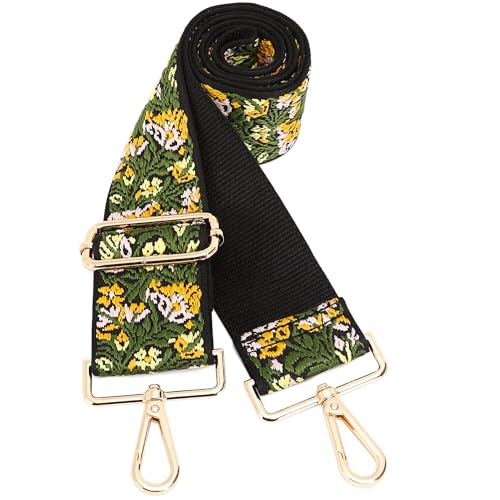 Image of Purse Strap Replacement Wide Adjustable Crossbody Shoulder Strap Guitar Straps for Handbags