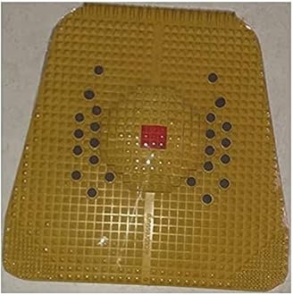 ACi SUPERMAT 2000 with Acupressure Magnets and Pyramids for Pain Relief and Total Health Mat (Yellow)