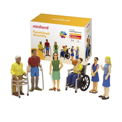 Miniland 27389 - Disabilità 6 Cifre 12,5 cm