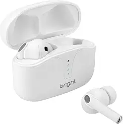 Bright FN567 Fone de Ouvido Bluetooth ANC, 2-3h de Uso, Bluetooth 5.1, Intra-Auricular, Branco