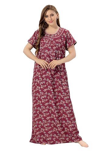 Image of Soulemo Women's Alpine Blended Printed Nighty 1635