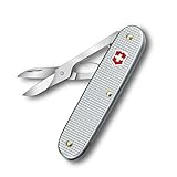 VICTORINOX(ビクトリノックス) コンパニオン X アロックス 多機能 ナイフ ハサミ はさみ 鋏 アウトドア キャンプ 防災 ナイフレス ブレードレス サバイバル 1機能を搭載したスイス製マルチツール 小型 誕生日 プレゼント ギフト シルバー 銀 【国内正規品】 0.8070.26