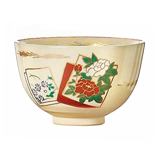色紙 『大道透長安』福本積應 茶道具 新品 茶道具 色紙画賛 直筆 喫茶去 福本積應筆 抹茶茶碗と茶筅の画