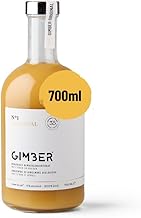 GIMBER N°1 700 ml Original – Concentré de gingembre biologique à base de gingembre, citron et épices | Sans alcool, 100 % biologique | Pour cocktail ou à boire pur