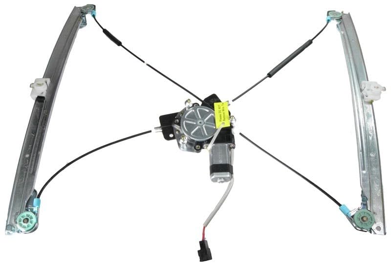 Image of TRQ Front Left Power Window Regulator & Motor Assembly Power Driver Side Compatible with 2001-2003 Chrysler Town & Country Voyager Dodge Caravan Grand Caravan CH1350111