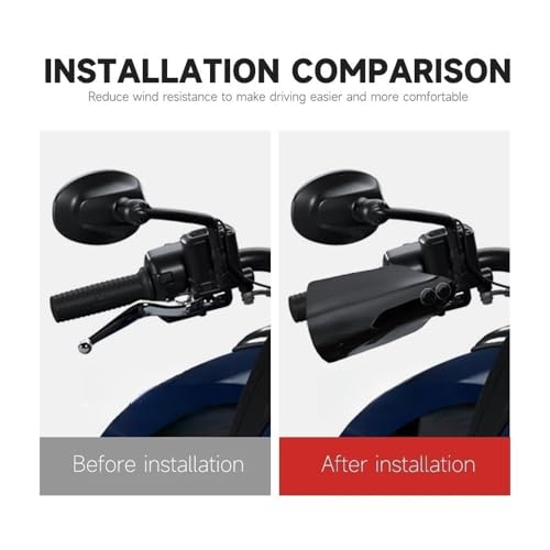 Protecteur guidon couvrante pour moto Chief Challenger 2020 2021 2022