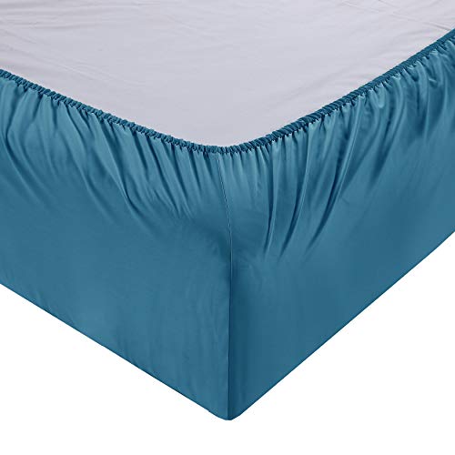 Elinen 100% Tencel Sheet Set - King Size 4 Piece Sheets With Deep Pockets Up To 18 Inches - Luxuriously Cooling, Super Soft & Silky Sateen Weave Lyocell Bed Sheets In Teal (King) #TOP3