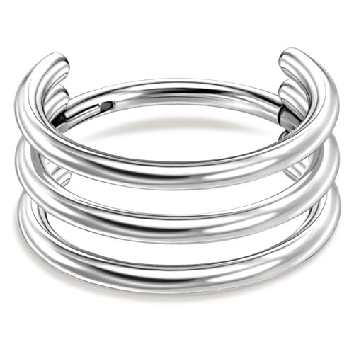 Boucles d'oreilles créoles en acier G23 hypoallergénique de haute pureté pour piercing hélix