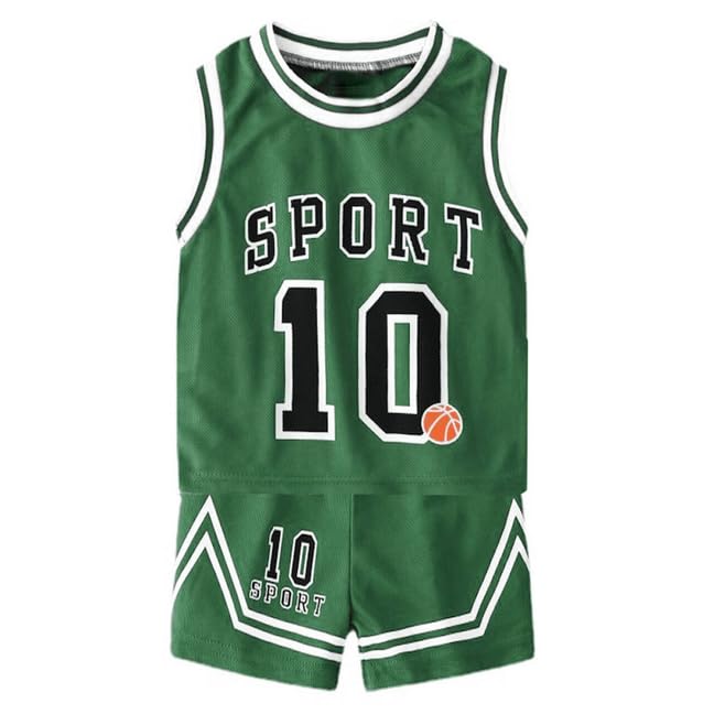 Toddler Boys Basketball Jersey and Shorts Set